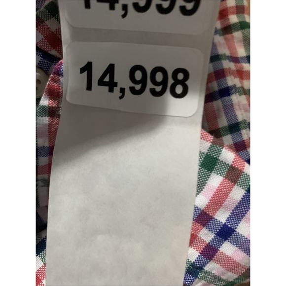 Ralph Lauren Shirt Mens L Pink Blue Check Long Sleeve Button Down 100%cotton - Picture 10 of 10